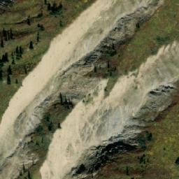 Satellite imagery of Arnhem Mountain, CA
