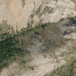 Satellite imagery of Valemont Mountain, CA