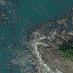 Satellite imagery of Polka Peninsula, US
