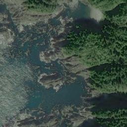 Satellite imagery of Cape Spencer, US
