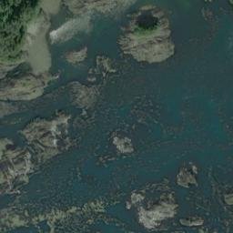 Satellite imagery of Cape Spencer, US
