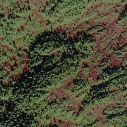 Satellite imagery of Inian Peninsula, US