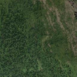 Satellite imagery of Little Sisters Mountain, CA
