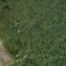 Satellite imagery of Little Sisters Mountain, CA