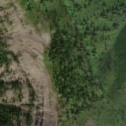 Satellite imagery of Little Sisters Mountain, CA