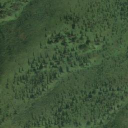 Satellite imagery of Little Sisters Mountain, CA