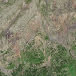 Satellite imagery of Thatue Mountain, CA
