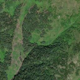 Satellite imagery of Thatue Mountain, CA