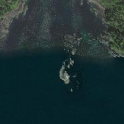 Satellite imagery of Point Razbitie, US