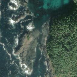 Satellite imagery of Point Urey, US