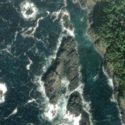 Satellite imagery of Point Urey, US