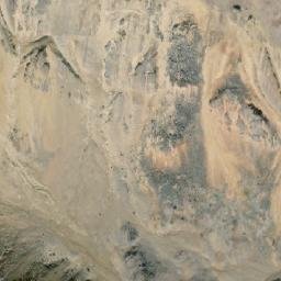 Satellite imagery of Rainbow Mountain, CA
