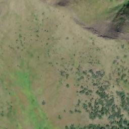 Satellite imagery of Mount Alcock, CA