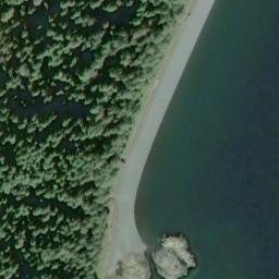 Satellite imagery of White Cliff Point, US