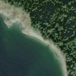 Satellite imagery of White Cliff Point, US