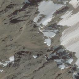 Satellite imagery of Tshiyone Mountain, CA