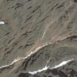 Satellite imagery of Tshiyone Mountain, CA
