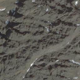 Satellite imagery of Tshiyone Mountain, CA