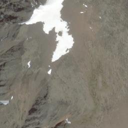 Satellite imagery of Tshiyone Mountain, CA