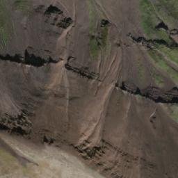 Satellite imagery of Solifluction Ridge, CA