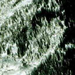 Satellite imagery of Mount Ward, CA