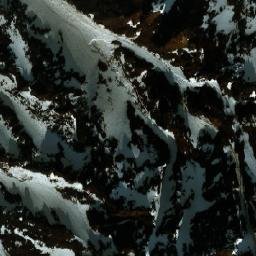 Satellite imagery of Mount Balourdet, CA