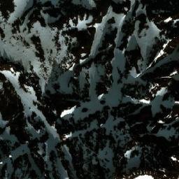 Satellite imagery of Mount Balourdet, CA