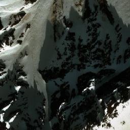 Satellite imagery of Mount Balourdet, CA