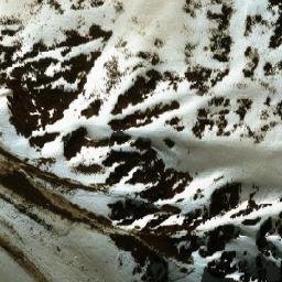 Satellite imagery of Mount Balourdet, CA