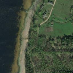 Satellite imagery of Veczemu Klintis, LV