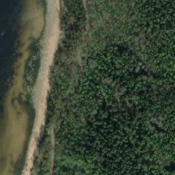 Satellite imagery of Veczemu Klintis, LV