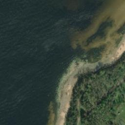 Satellite imagery of Veczemu Klintis, LV