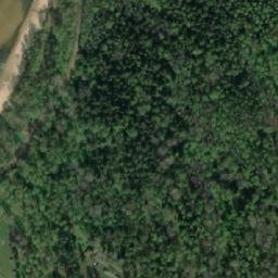 Satellite imagery of Veczemu Klintis, LV