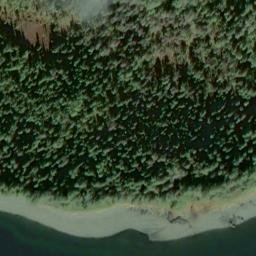 Satellite imagery of Ushk Point, US