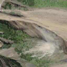 Satellite imagery of Hoyaa Peak, CA