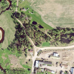 Satellite imagery of Raganu Klintis, LV