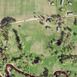 Satellite imagery of Raganu Klintis, LV