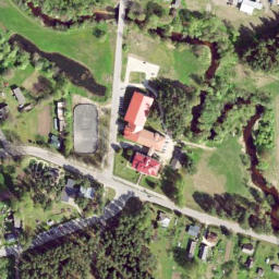 Satellite imagery of Raganu Klintis, LV