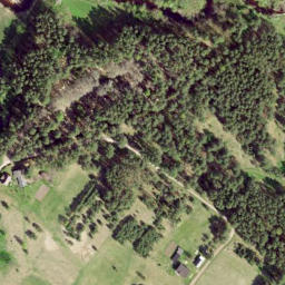 Satellite imagery of Raganu Klintis, LV