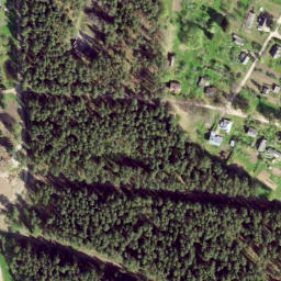 Satellite imagery of Raganu Klintis, LV
