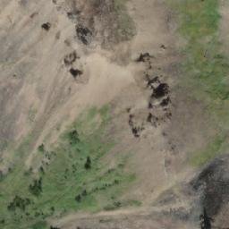 Satellite imagery of Gnu Butte, CA