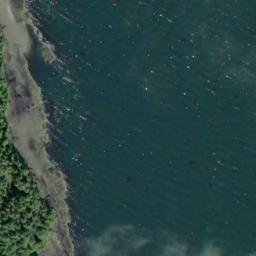 Satellite imagery of Point Gambier, US