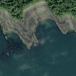 Satellite imagery of Point Gambier, US