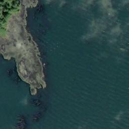 Satellite imagery of Point Gambier, US
