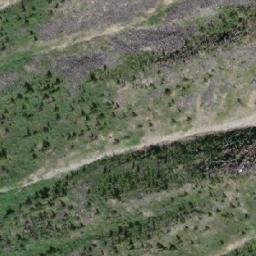 Satellite imagery of Whudzi Mountain, CA