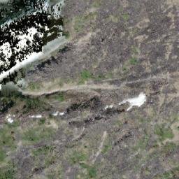 Satellite imagery of Whudzi Mountain, CA