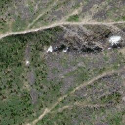 Satellite imagery of Whudzi Mountain, CA