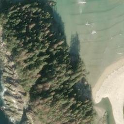 Satellite imagery of Sealion Rocks, US