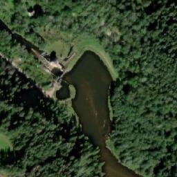 Satellite imagery of Varavīksnes Iezis, LV