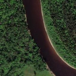 Satellite imagery of Velnalas Klintis, LV